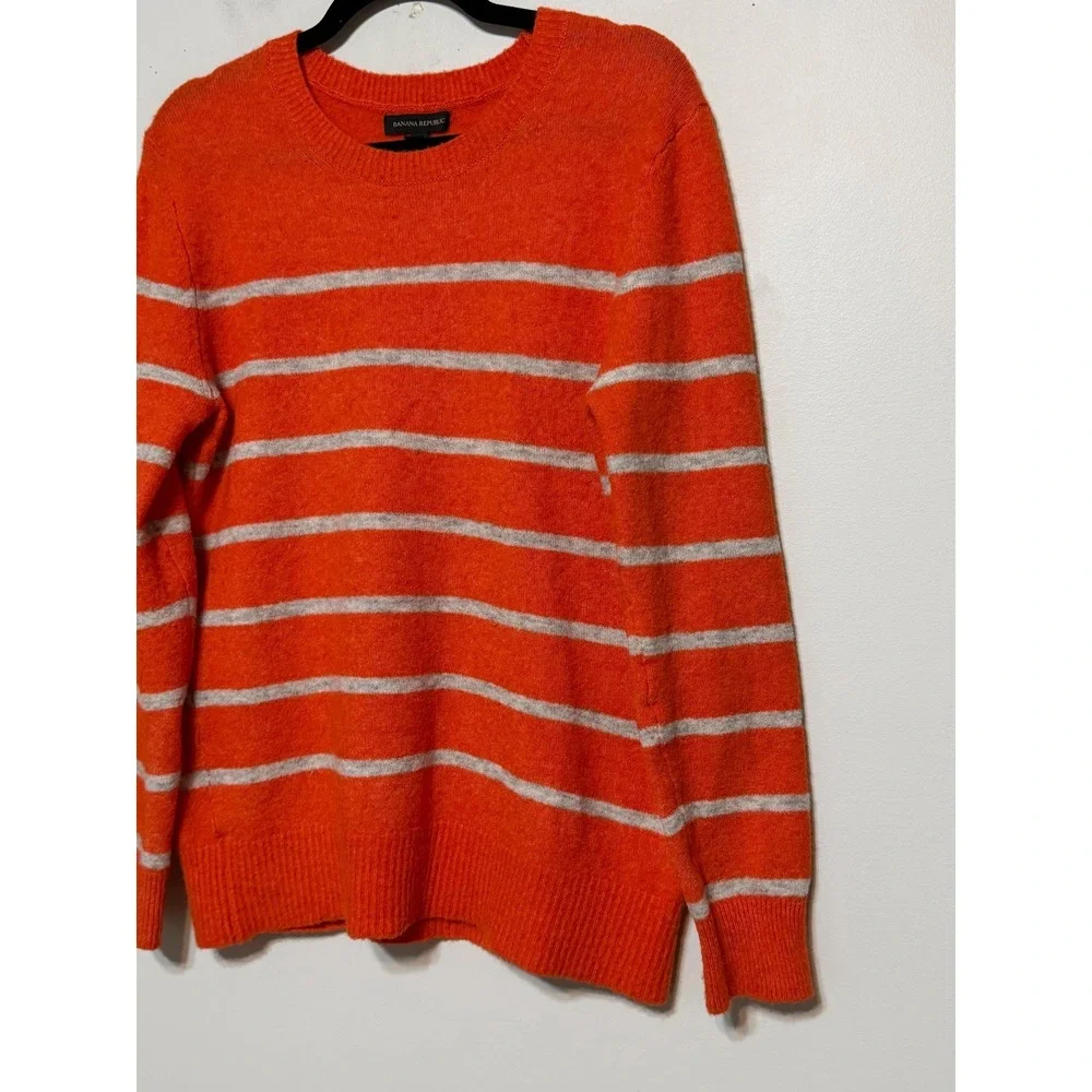 Banana Republic Coastal Cowgirl Merino Wool Sweater Women Sz M Dopamine Dressing
